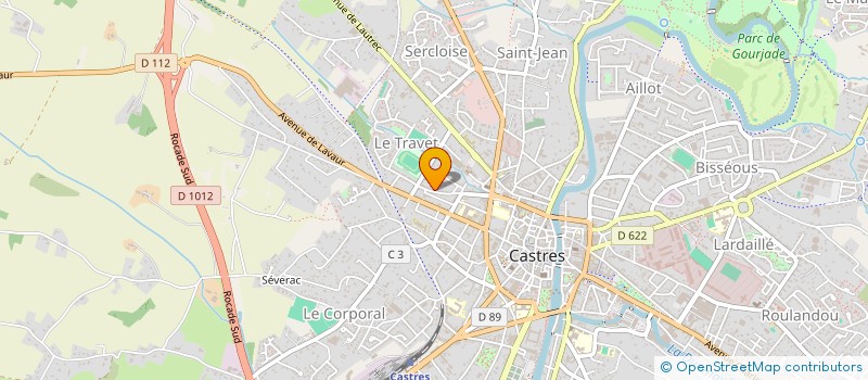 localisation de l'entreprise MADAME AGNES PAIN à CASTRES