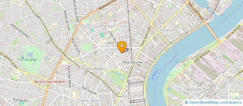 localisation de l'entreprise MADAME AGNES PARADAN  BORDEAUX