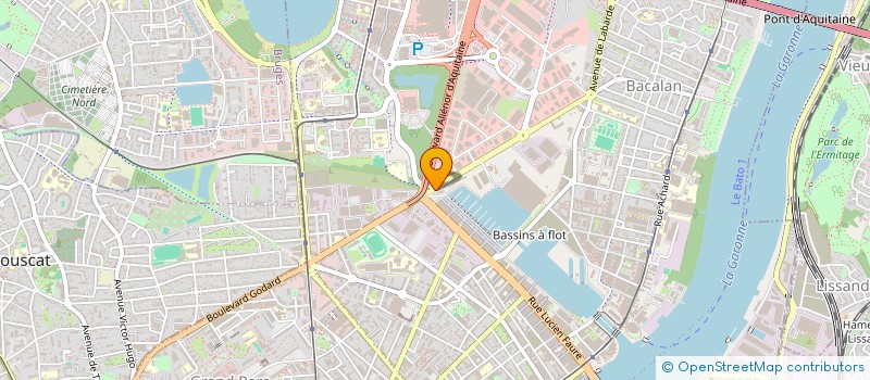 localisation de l'entreprise MADAME AGNES PARMENTIER  BORDEAUX