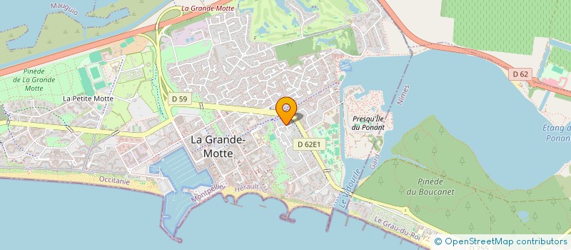 localisation de l'entreprise MADAME AGNES PASSET  LA GRANDE-MOTTE