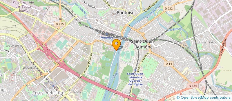 localisation de l'entreprise MADAME AGNES PATIN à PONTOISE