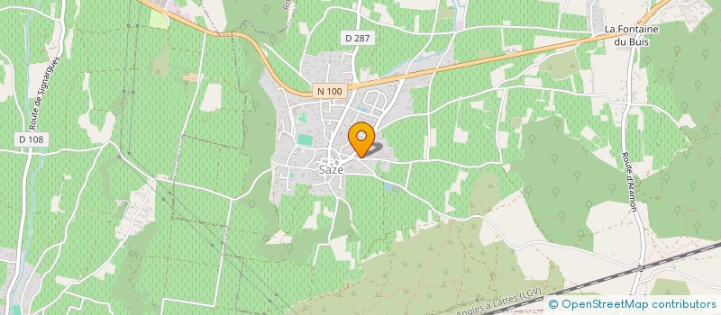 localisation de l'entreprise MADAME AGNES PAYAN  SAZE