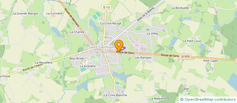 localisation de l'entreprise MADAME AGNES PEPY  SAINT-GERMAIN-DU-BOIS