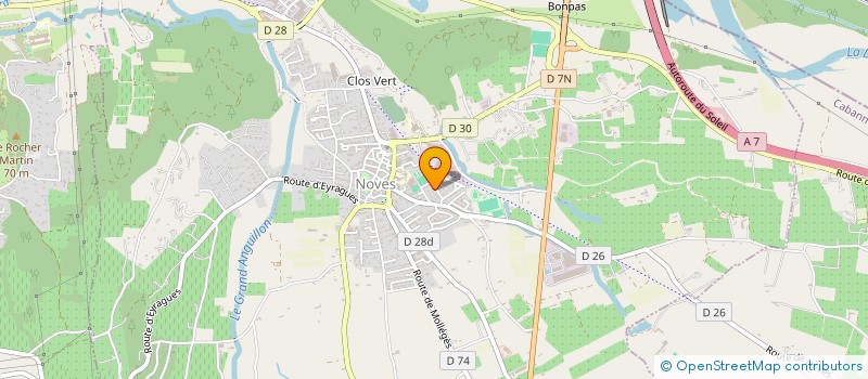 localisation de l'entreprise MADAME AGNES PERDRIX  NOVES