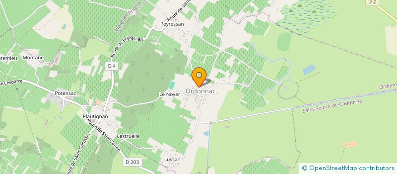 localisation de l'entreprise MADAME AGNES PERIER  ORDONNAC