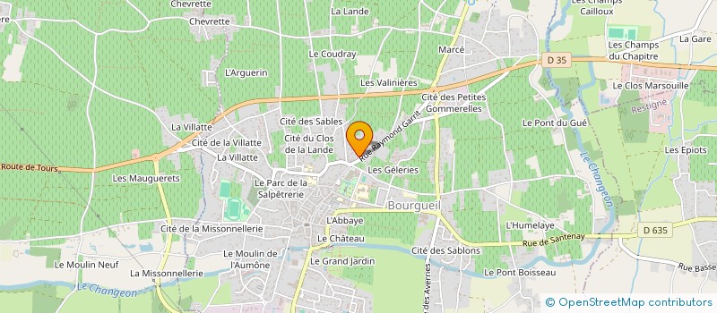 localisation de l'entreprise MADAME AGNES PERIVIER  BOURGUEIL