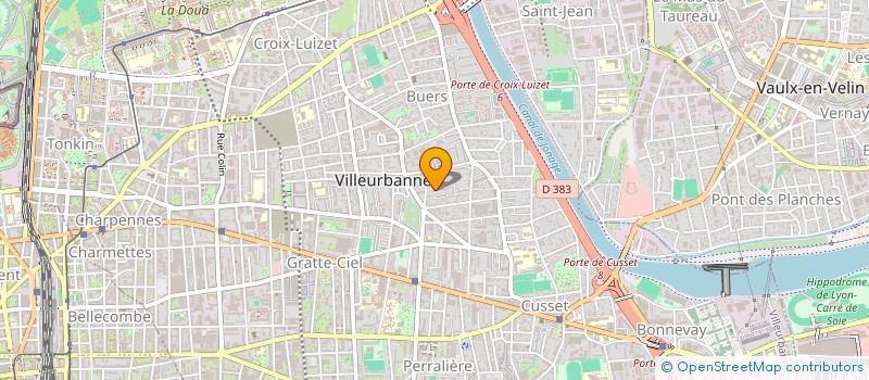 localisation de l'entreprise MADAME AGNES PERNOT à VILLEURBANNE