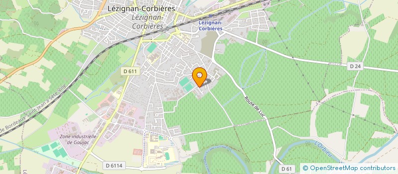 localisation de l'entreprise MADAME AGNES PETIT  LEZIGNAN-CORBIERES