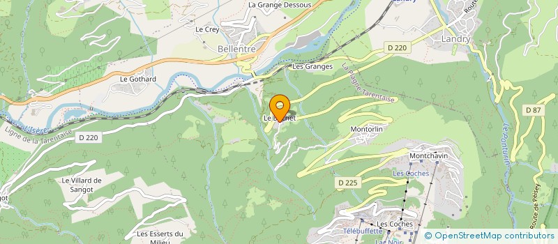 localisation de l'entreprise MADAME AGNES PETIT  LA PLAGNE TARENTAISE