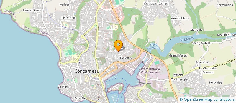 localisation de l'entreprise MADAME AGNES PIC-PARIS à CONCARNEAU