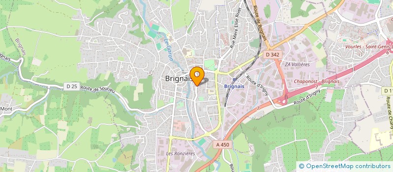 localisation de l'entreprise MADAME AGNES PIERRE à BRIGNAIS