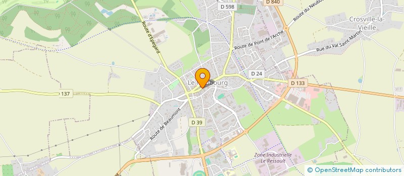 localisation de l'entreprise MADAME AGNES PIEUCHOT  LE NEUBOURG