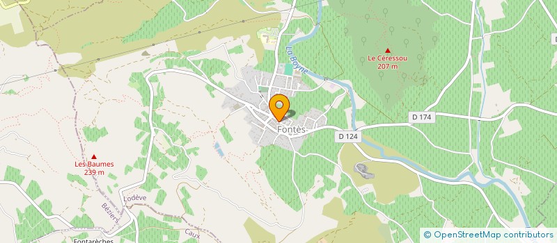 localisation de l'entreprise MADAME AGNES PINAZO  FONTES