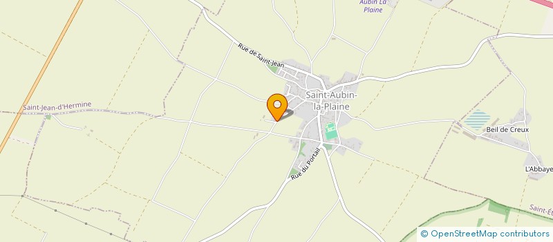 localisation de l'entreprise MADAME AGNES PINEAU  SAINT-AUBIN-LA-PLAINE