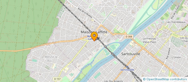 localisation de l'entreprise MADAME AGNES PIOLLET à MAISONS-LAFFITTE