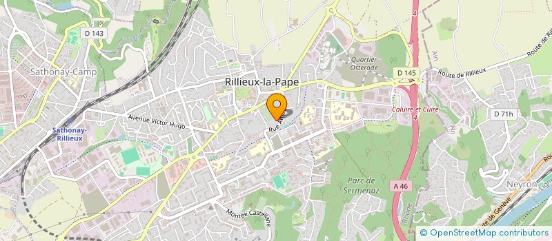 localisation de l'entreprise MADAME AGNES PITHON  RILLIEUX-LA-PAPE