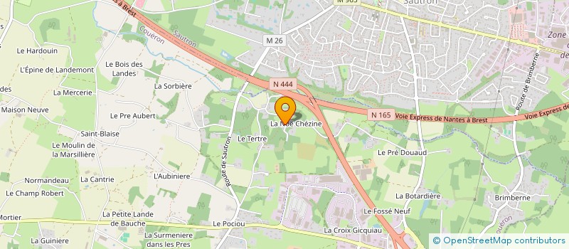 localisation de l'entreprise MADAME AGNES PLOQUIN à COUERON