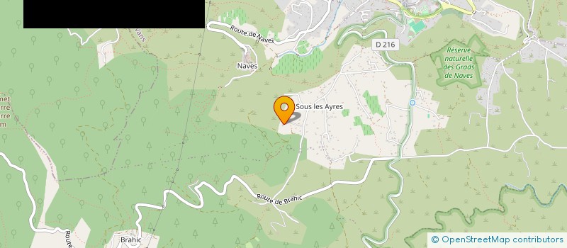 localisation de l'entreprise MADAME AGNES PORTAL  LES VANS