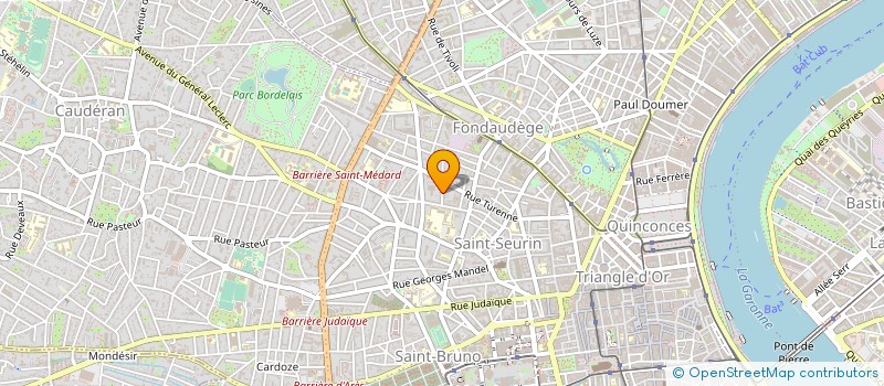 localisation de l'entreprise MADAME AGNES PORTET à BORDEAUX