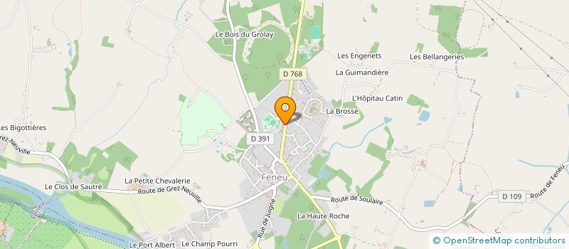 localisation de l'entreprise MADAME AGNES PORTIER  FENEU