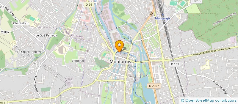 localisation de l'entreprise MADAME AGNES POTTIER à MONTARGIS
