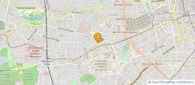 localisation de l'entreprise MADAME AGNES POUMARAT  BORDEAUX