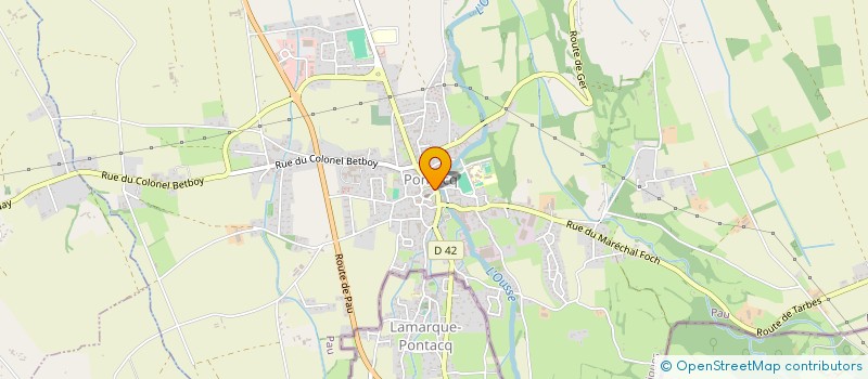 localisation de l'entreprise MADAME AGNES POUNCHOU GUILHAMOT  PONTACQ