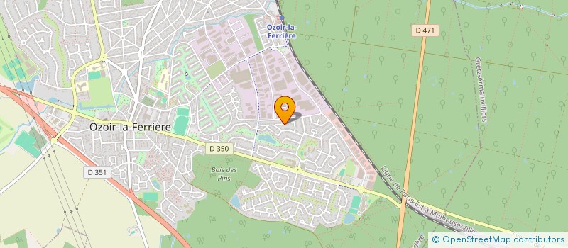 localisation de l'entreprise MADAME AGNES POUTEAU  OZOIR-LA-FERRIERE