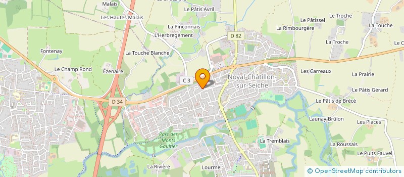 localisation de l'entreprise MADAME AGNES PREVERT  NOYAL-CHATILLON-SUR-SEICHE