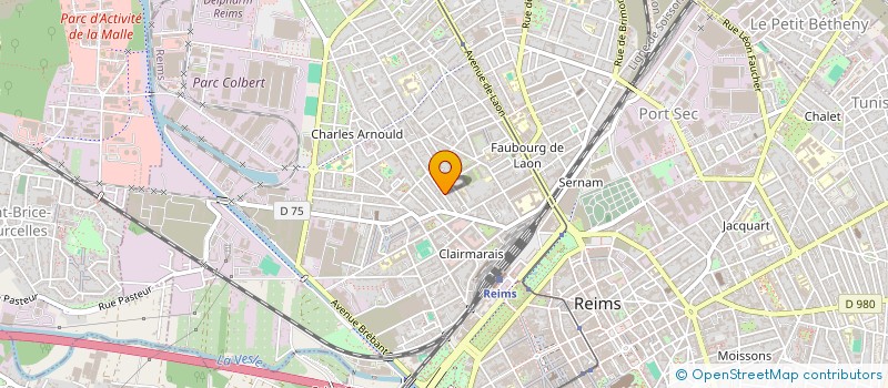 localisation de l'entreprise MADAME AGNES PREVOST  REIMS