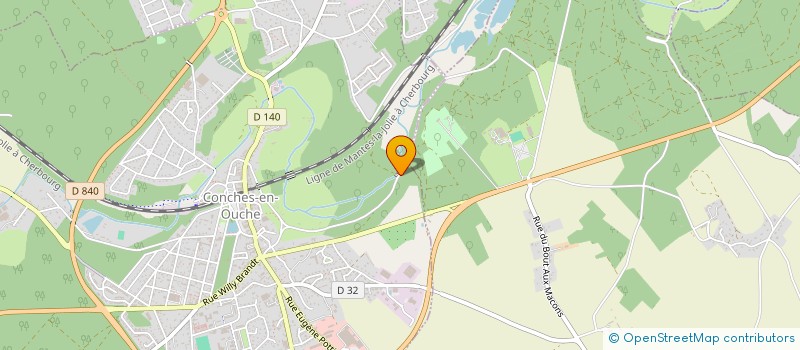 localisation de l'entreprise MADAME AGNES PROUST  CONCHES-EN-OUCHE