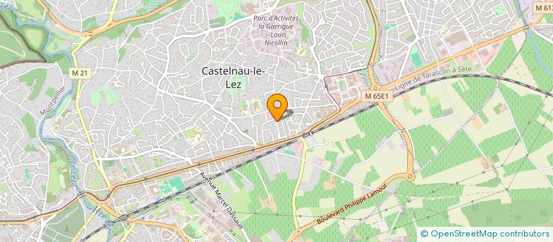 localisation de l'entreprise MADAME AGNES PUGET à CASTELNAU-LE-LEZ