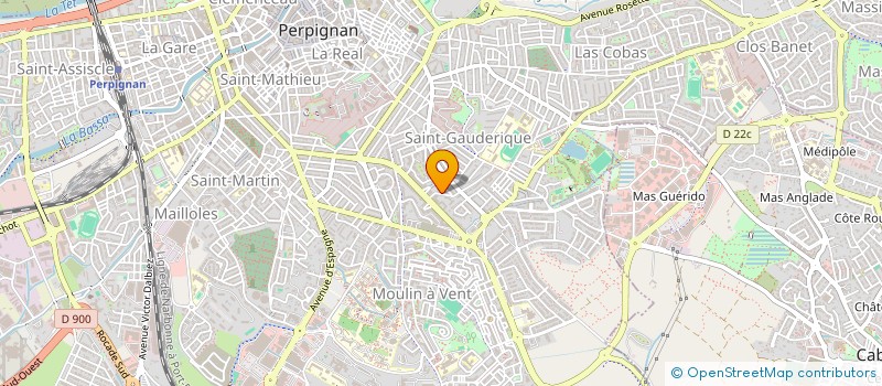 localisation de l'entreprise MADAME AGNES PUIG  PERPIGNAN