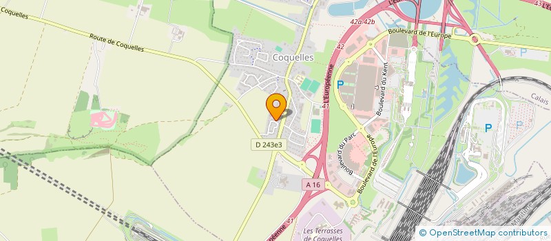 localisation de l'entreprise MADAME AGNES QUILEZ  COQUELLES