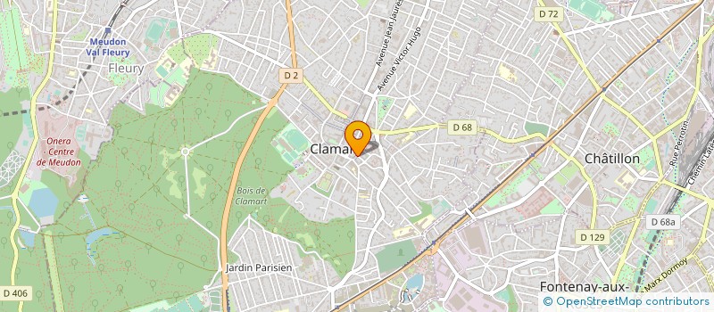 localisation de l'entreprise MADAME AGNES RABINOVITCH  CLAMART