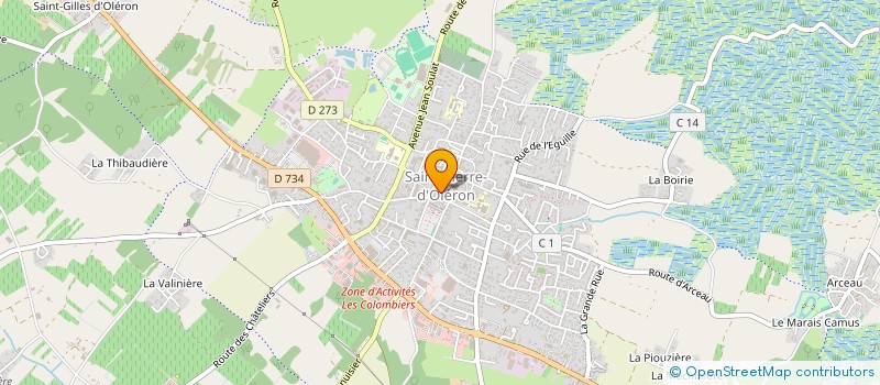 localisation de l'entreprise MADAME AGNES RADOM  SAINT-PIERRE-D'OLERON