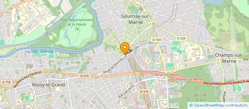 localisation de l'entreprise MADAME AGNES RAFFEGEAU à NOISY-LE-GRAND
