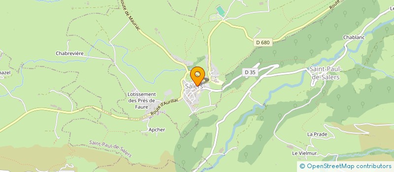 localisation de l'entreprise MADAME AGNES RANTIER à SALERS