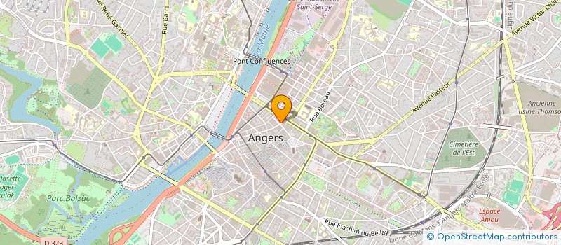 localisation de l'entreprise MADAME AGNES RAYMOND  ANGERS