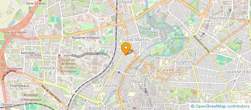 localisation de l'entreprise MADAME AGNES RAYNAUD  RENNES