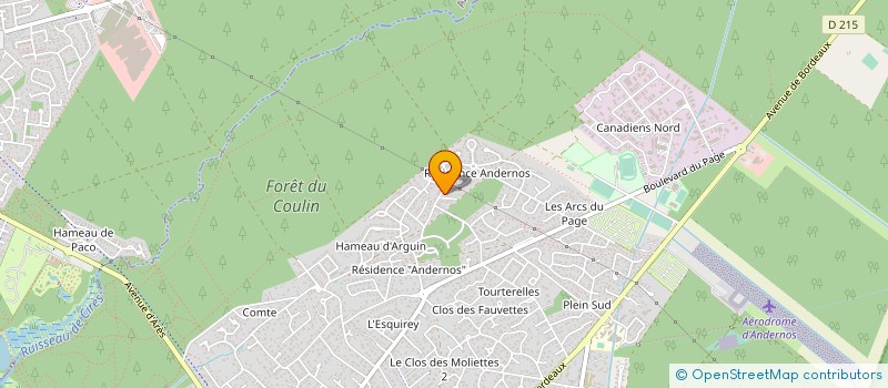 localisation de l'entreprise MADAME AGNES REGNIER à ANDERNOS-LES-BAINS