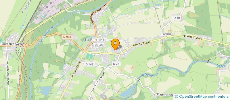 localisation de l'entreprise MADAME AGNES RENOUIL  LA BARTHE-DE-NESTE