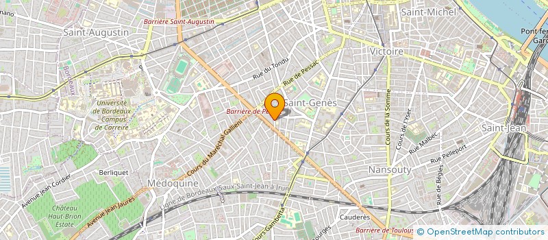 localisation de l'entreprise MADAME AGNES REVEAUX  BORDEAUX