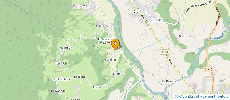 localisation de l'entreprise MADAME AGNES REVOL  LORNAY