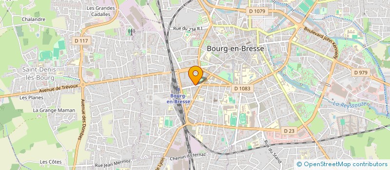 localisation de l'entreprise MADAME AGNES REYBARD à BOURG-EN-BRESSE