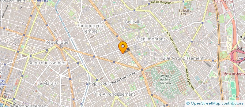 localisation de l'entreprise MADAME AGNES RIBAULT  PARIS 11