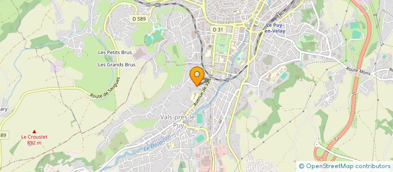 localisation de l'entreprise MADAME AGNES RICHAUD  VALS-PRES-LE-PUY