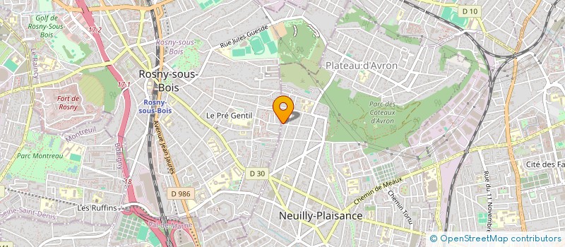 localisation de l'entreprise MADAME AGNES RIMBAUD  NEUILLY-PLAISANCE