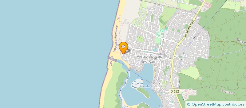 localisation de l'entreprise MADAME AGNES RIVIERE  VIEUX-BOUCAU-LES-BAINS