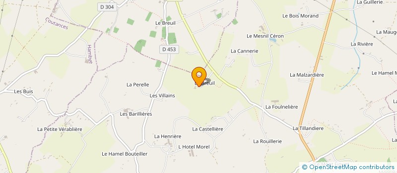 localisation de l'entreprise MADAME AGNES ROBINE  MAUPERTUIS